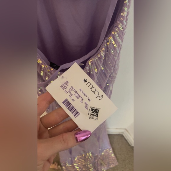 Brand new with tags Macys Gorgeous prom dress open back - Picture 2 of 6